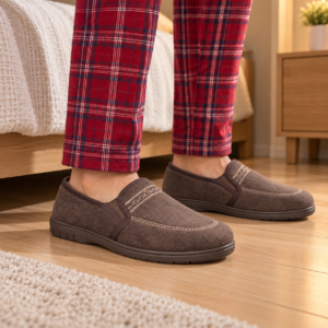Imagen de Pantuflas Acogedoras Junto A La Cama