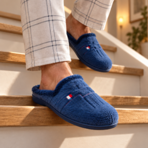 Imagen de Pantuflas Azules En La Escalera