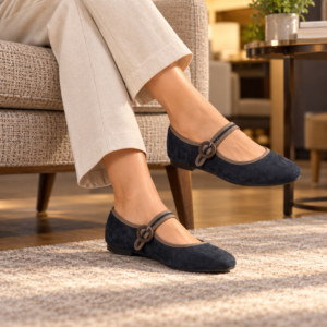 Imagen de Zapatillas Mary Jane En Salón Acogedor