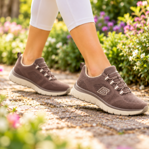 Imagen de Zapatillas Deportivas En Jardín Primaveral