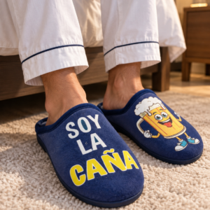 Imagen de Zapatillas Divertidas En Dormitorio Acogedor